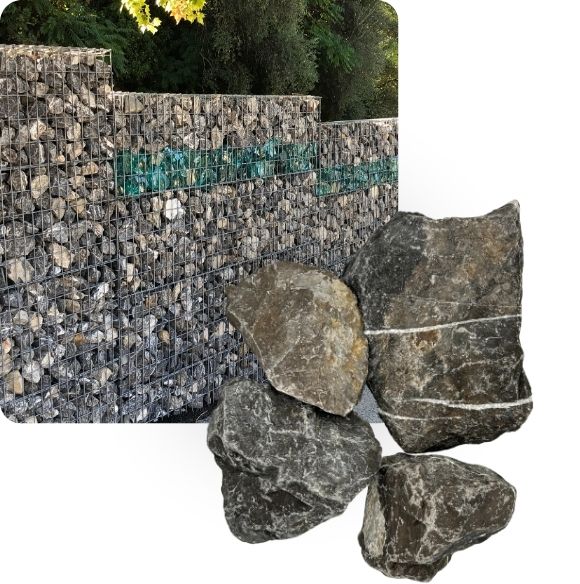 ballast ou pierre à gabions 80-150