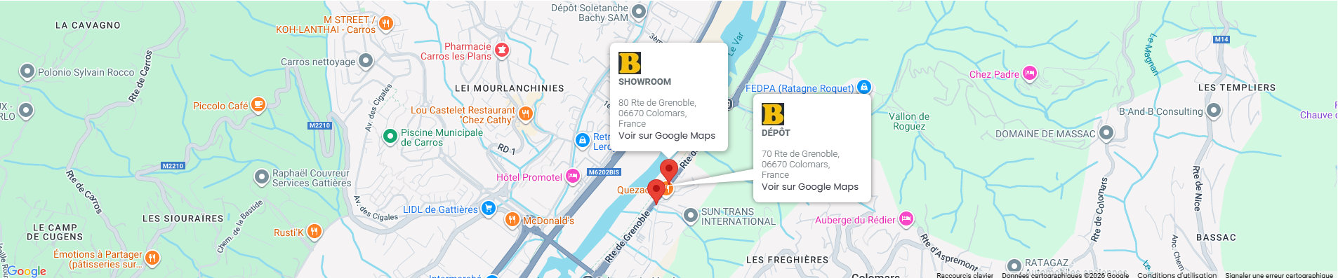 Carte - BigBagexpress